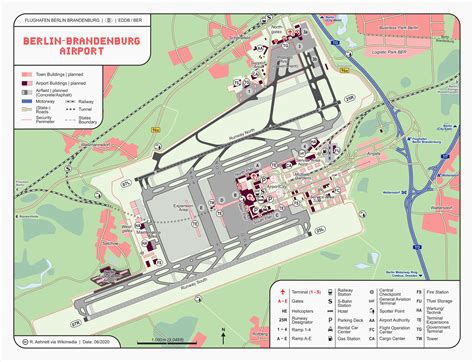 berlin brandenburg airport map